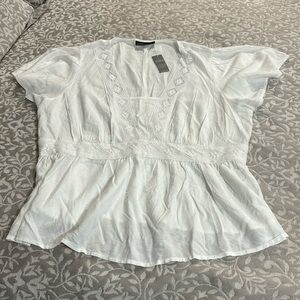 Womens white blouse
